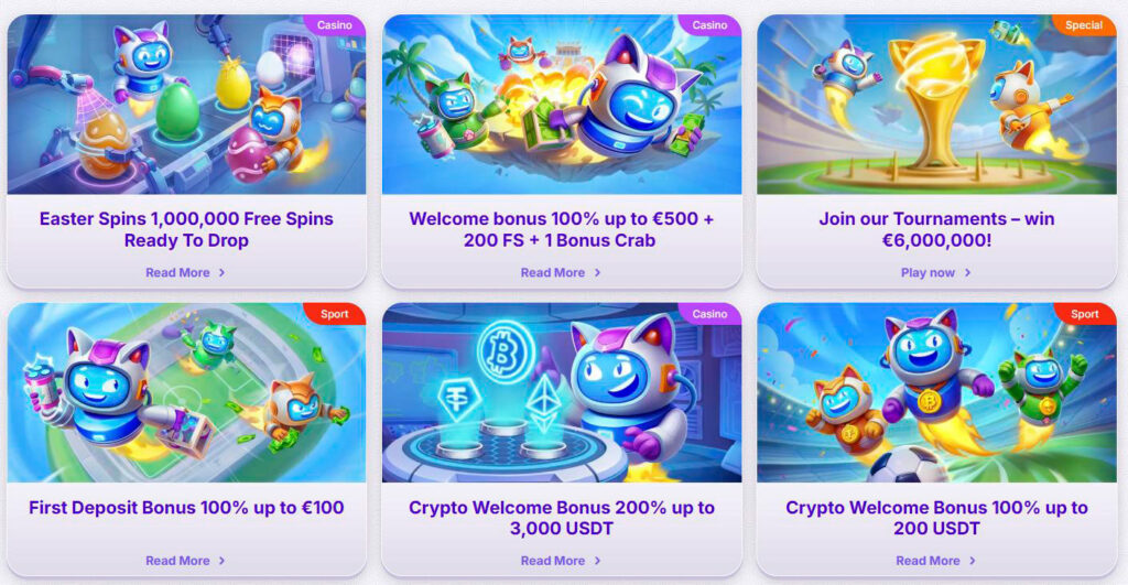 promotions robocat casino