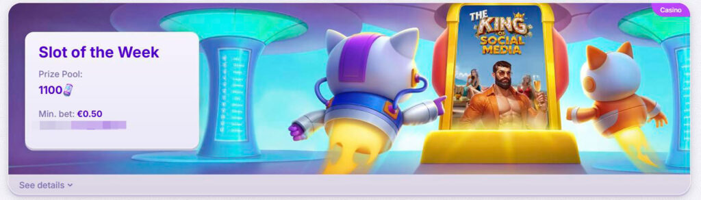 sloty týdne robocat casino